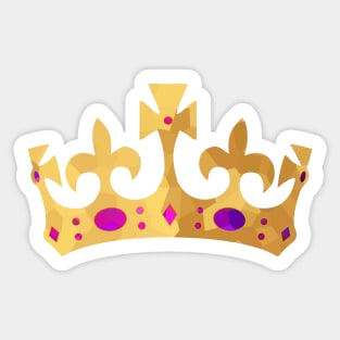 Queen For A Day Crown Jewels Sticker